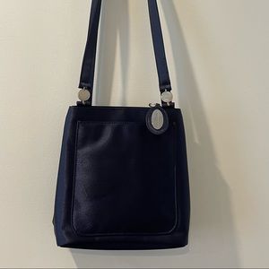 Apostrophe Navy Blue Shoulder Bag